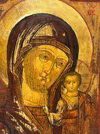 Icône - Notre-Dame de Kazan - Tilleul, Antiek en Kunst, Kunst | Niet-Westerse kunst