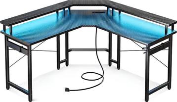 Lugia Hoekbureau - Gaming Bureau - L-Vormig 130cm x 78cm x, Verzenden