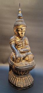 Buddha 60 cm - houten lak - Mandalay-periode - Birma
