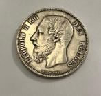 België. Leopold II. 5 Francs 1872 (Zonder minimumprijs)