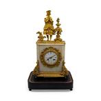 Klok Lodewijk XVI-stijl - Verguld brons - 1850-1900 -, Antiek en Kunst, Antiek | Klokken