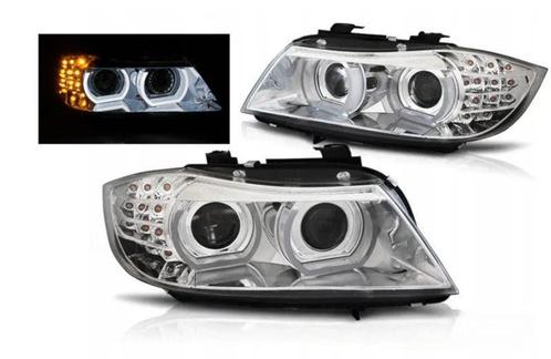 Xenon koplampen Angel Eyes LED DRL geschikt voor BMW E90/E91, Autos : Pièces & Accessoires, Éclairage, Envoi