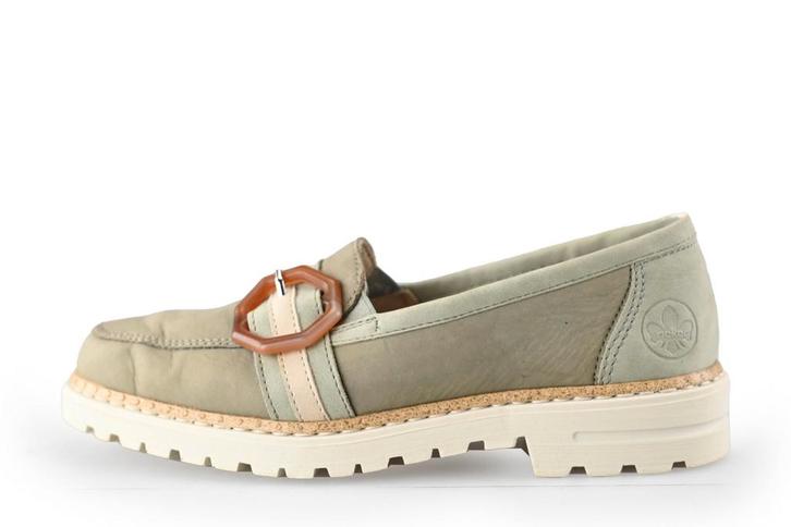 Rieker Loafers in maat 37 Groen | 5% korting, Kleding | Dames, Schoenen, Groen, Gedragen, Overige typen, Verzenden