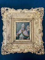 Saint évêque et angelot - 27,5 x 30 cm