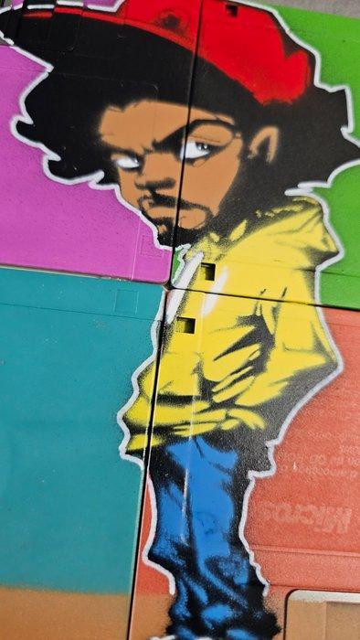 Jinks Kunst - BOB / FLOPPY DISK / UNIQUE PIECE, Antiek en Kunst, Kunst | Schilderijen | Modern