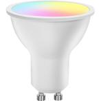 Energiezuinige 9W LED Spot - Witte Kunststof Spot met RGB en, Huis en Inrichting, Verzenden, Nieuw