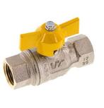 Rp 1/2 Pouce Gaz 2 Voies Poignée Papillon Vanne à Boisseau, Bricolage & Construction, Verzenden