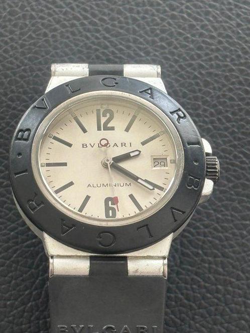 Bvlgari - Aluminium - AL 38 TA M90800 - Homme - 1990-1999, Handtassen en Accessoires, Horloges | Heren