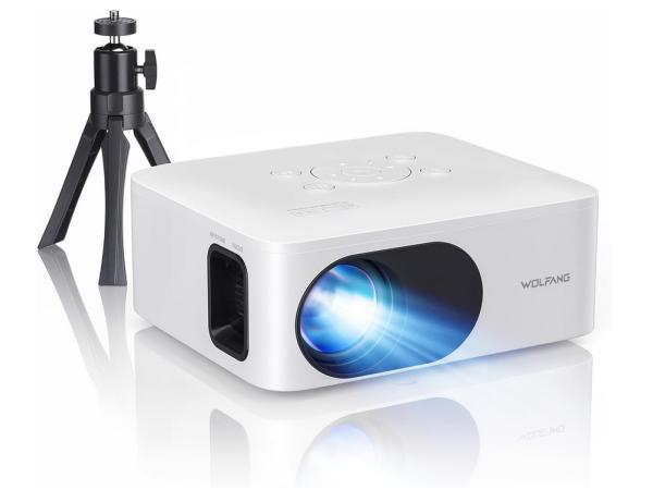 Veiling - WOLFANG Miniprojector met statief, Audio, Tv en Foto, Projectieschermen