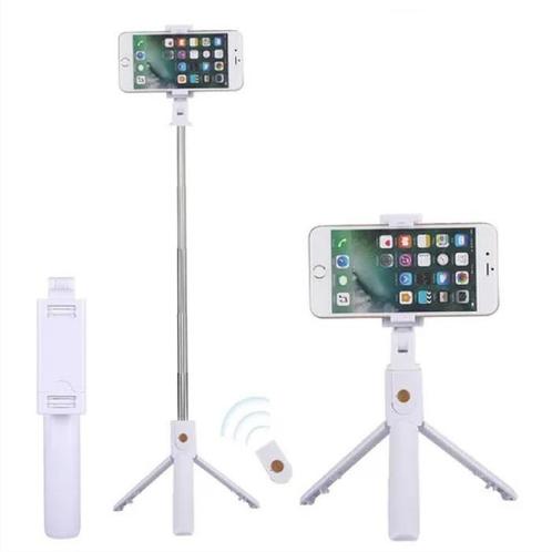 Selfie Stick Tripod met Bluetooth - Draadloos Smartphone, Telecommunicatie, Mobiele telefoons | Toebehoren en Onderdelen, Nieuw