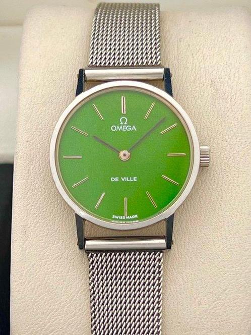 Omega - Zonder Minimumprijs - Vintage De Ville Green Dial, Handtassen en Accessoires, Horloges | Heren