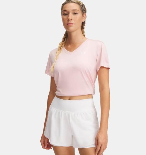 Under Armour Tech Shortsleeve- Twist-Pnk - Maat LG, Kleding | Dames, Topjes, Roze, Nieuw, Maat 42/44 (L), Ophalen of Verzenden