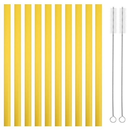 Fako Bijoux® - Siliconen Rietjes XL - 10 Herbruikbare, Huis en Inrichting, Keuken | Bestek, Verzenden