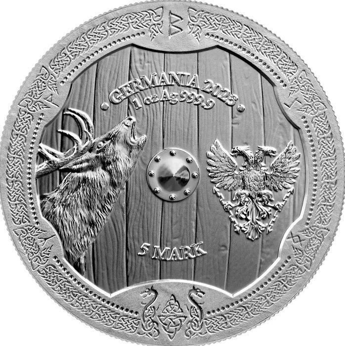 Duitsland. 5 Mark 2023 Valkyries: Ostara Silver Coin 1 oz, Postzegels en Munten, Munten | Europa | Niet-Euromunten
