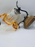 Lamp - Glas, Hout, IJzer