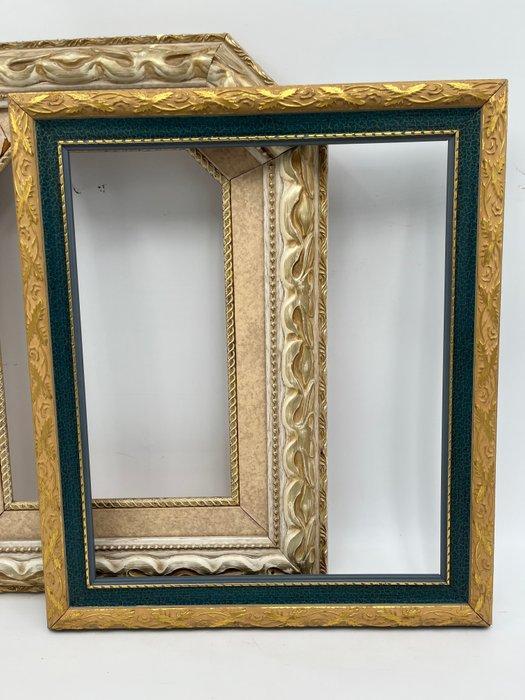 Lijst (2) - Hout - Kaderpaar, Antiek en Kunst, Antiek | Overige Antiek