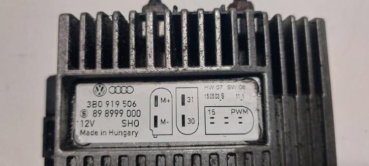 3B0 919 506 radiator fan unit ECU regelapparaat Volkswage..., Auto-onderdelen, Airco en Verwarming, Gebruikt, Volkswagen, Ophalen of Verzenden