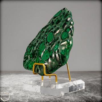 Malachite naturelle polie polie- 615.51 g