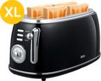 2eChoix | MOA Retro Toaster XL - 6 niveaux de chaleur - 4, Ophalen of Verzenden, Nieuw