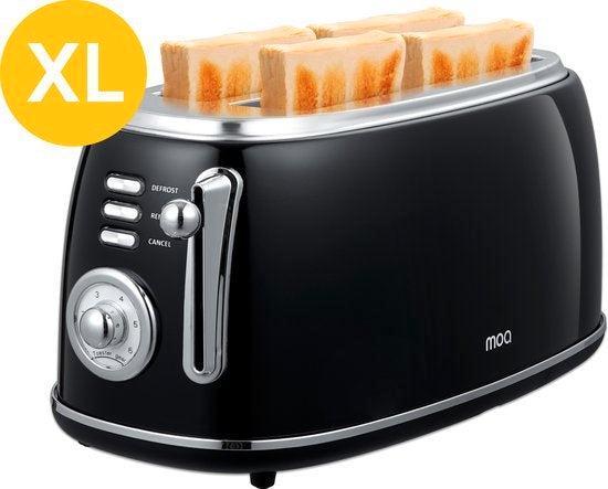 2eChoix | MOA Retro Toaster XL - 6 niveaux de chaleur - 4, Auto diversen, Auto-accessoires, Ophalen of Verzenden