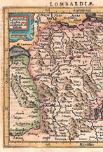 Italië - Lombardije, Alpen, Zwitserland; J. Hondius /, Boeken, Atlassen en Landkaarten, Nieuw