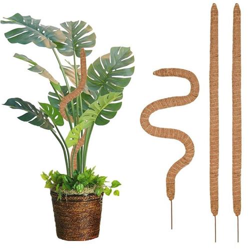 Mosstok kokosstok planten totem flex 90*4 cm opbinden van, Maison & Meubles, Accessoires pour la Maison | Plantes & Fleurs artificielles