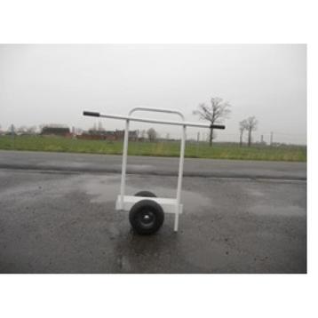 Platenwagen klein polypropyleen velg met luchtbandwiel beschikbaar voor biedingen