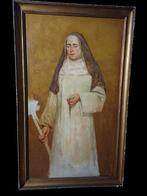 Attribuito a Mancini Antonio (1852-1930) - Ritratto di Suora, Antiek en Kunst