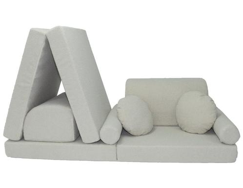 Speelbank NINO - kinderbank - modulair - teddy stof - beige, Kinderen en Baby's, Kinderkamer | Overige Meubels, Nieuw, Ophalen of Verzenden