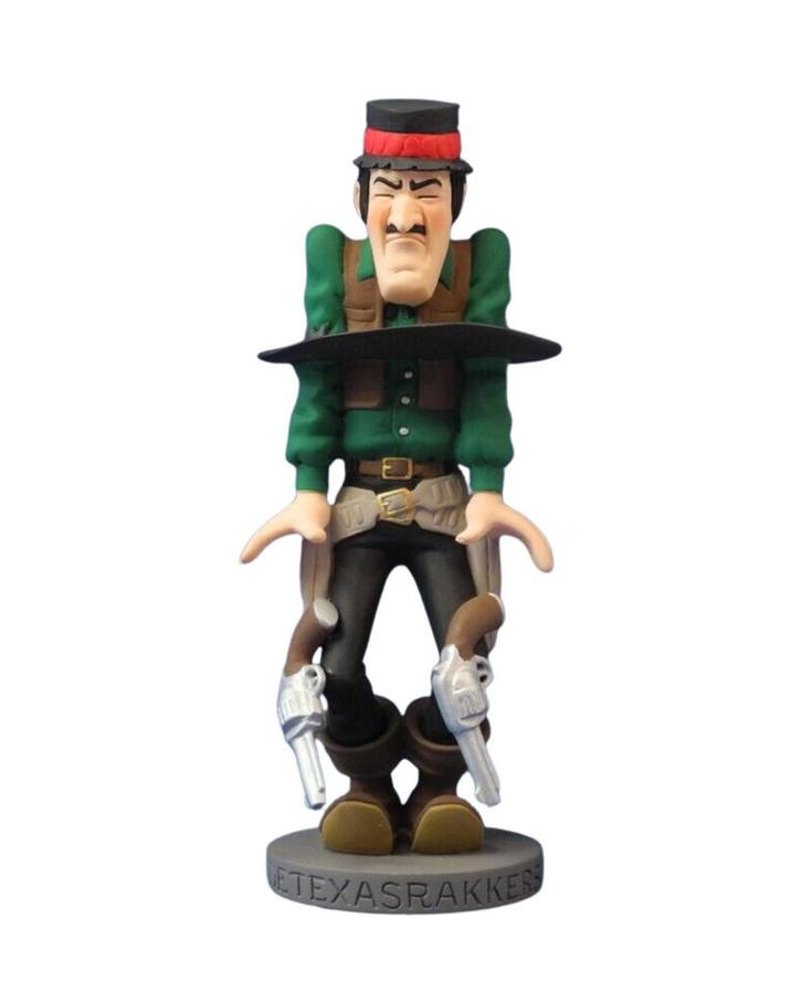 Suske en Wiske Beeldje Texasrakkers Slungel Slinger 17 cm, Verzamelen, Stripfiguren, Ophalen of Verzenden