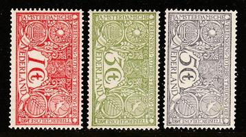 Pays-Bas 1906 - Cachets de tuberculose - NVPH 84/86
