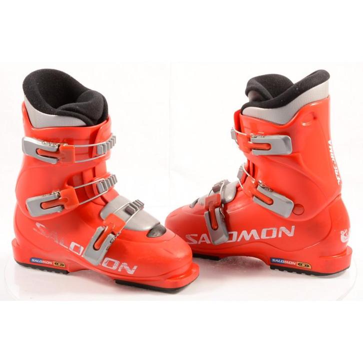 39 40 kinder skischoenen SALOMON PERFORMA T3, red ( TOP staa, Sport en Fitness, Skiën en Langlaufen, Ski, Schoenen, Gebruikt, Salomon