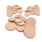Set van 100 houten schijven (dia: 4 cm, dikte: 7.0 mm, beuk, Doe-het-zelf en Bouw, Verzenden, Nieuw