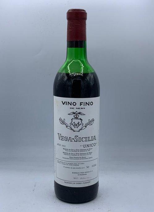 1961 Vega Sicilia, Único - Ribera del Duero Gran Reserva - 1, Verzamelen, Wijnen