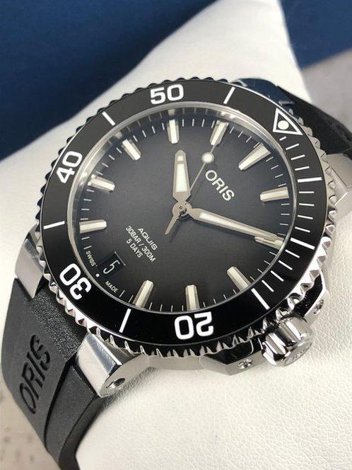 Oris - Aquis Date Calibre 400 Automatic - 01 400 7769, Handtassen en Accessoires, Horloges | Heren