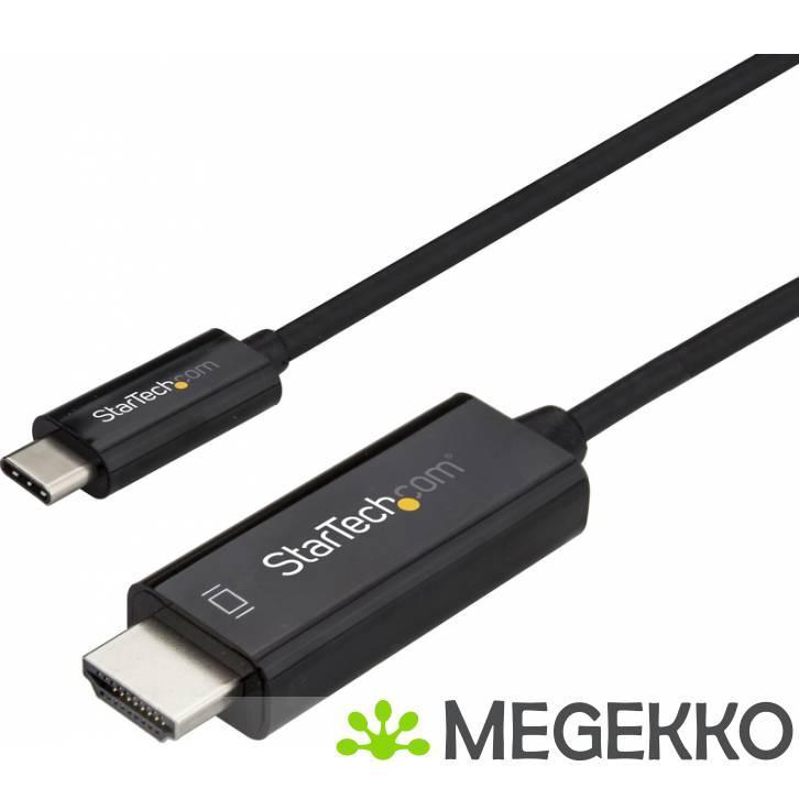 StarTech.com 1m USB C naar HDMI kabel 4K bij 60Hz zwart, Computers en Software, Overige Computers en Software, Nieuw, Verzenden