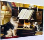 N. Winston (XX-XXI) - Petits Chatons Musiciens, Antiquités & Art, Art | Peinture | Classique