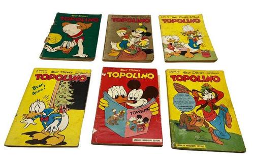 Topolino - libretto - Agrafé - EO - (1952), Collections, Disney