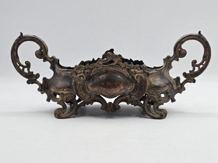 Jardinière - Rococo, Barok model - Metaal, Legering, Messing, Antiek en Kunst, Curiosa en Brocante
