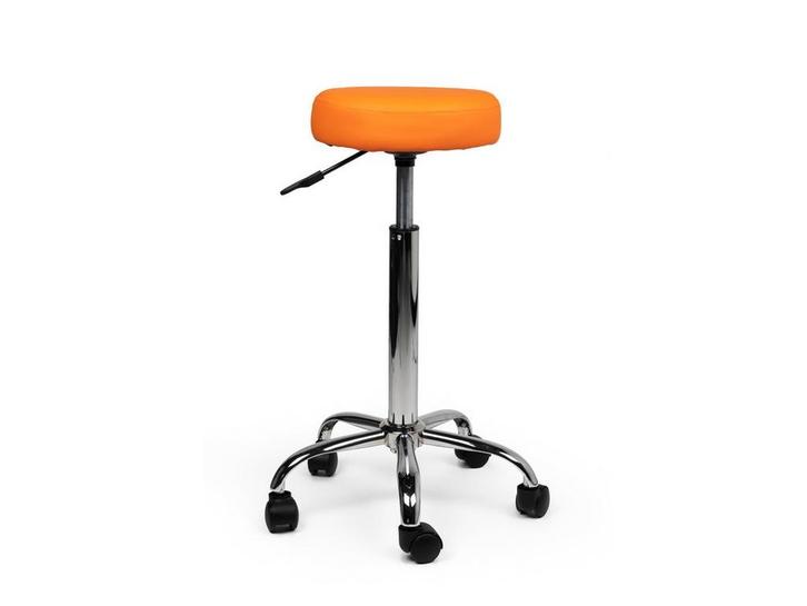 Tabouret Oranje - Hoge uitvoering, Huis en Inrichting, Krukjes, Nieuw, In hoogte verstelbaar