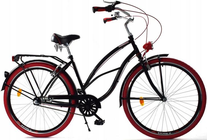 Damesfiets - beach cruiser - 28 - 3 versnellingen - zwar..., Fietsen en Brommers, Fietsen | Dames | Damesfietsen, Nieuw, Ophalen of Verzenden