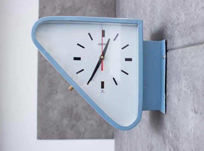 Wandklok - Seikosha CO. LTD Seiko - Staal, Bakeliet,, Antiek en Kunst, Antiek | Wandborden en Tegels
