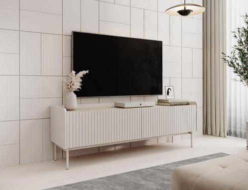 TV-Meubel beige 153 cm | 2 kleppen | TV Kast modern, Huis en Inrichting, Kasten |Televisiemeubels, 25 tot 50 cm, Nieuw, 150 tot 200 cm