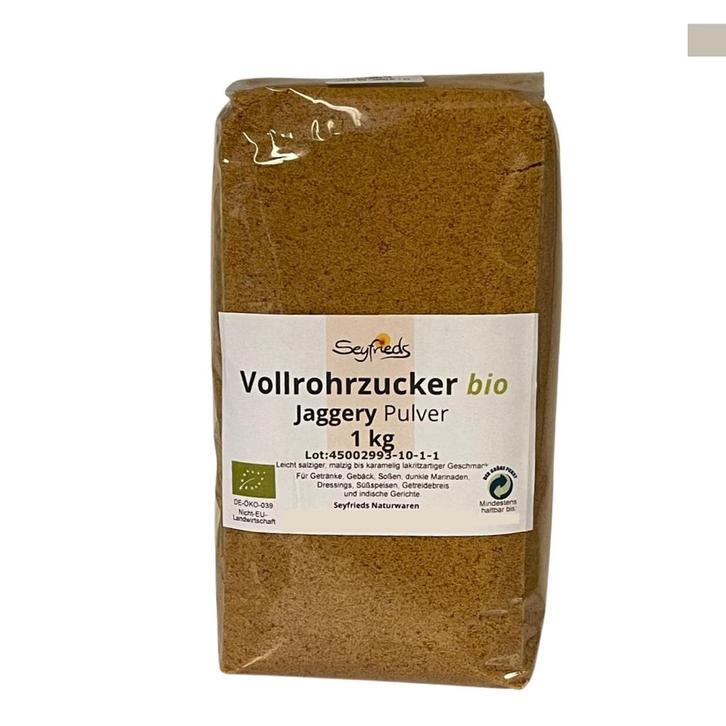BIO-Jaggery - 1 kg (Seyfrieds), Sport en Fitness, Gezondheidsproducten en Wellness, Ophalen of Verzenden