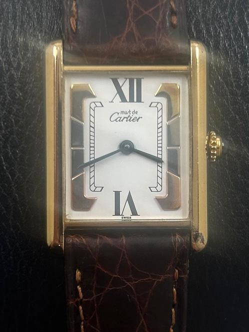 Cartier Tank Vermeil 5057001, Bijoux, Sacs & Beauté, Montres | Femmes, Envoi