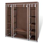 vidaXL Kledingkast met vakken en stangen 45x150x176 cm stof, Verzenden, Nieuw