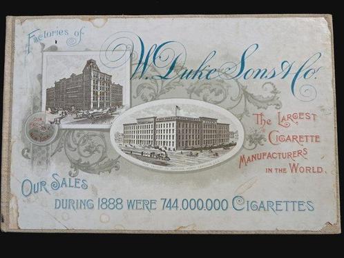 Tobacco Souvenir Album - The Terrors of America - 1888, Antiek en Kunst, Antiek | Boeken en Manuscripten