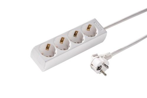 Martin Kaiser 4-Weg Desktop Verlengsnoer Met 1.5m Kabel, Doe-het-zelf en Bouw, Elektriciteit en Kabels, Verzenden