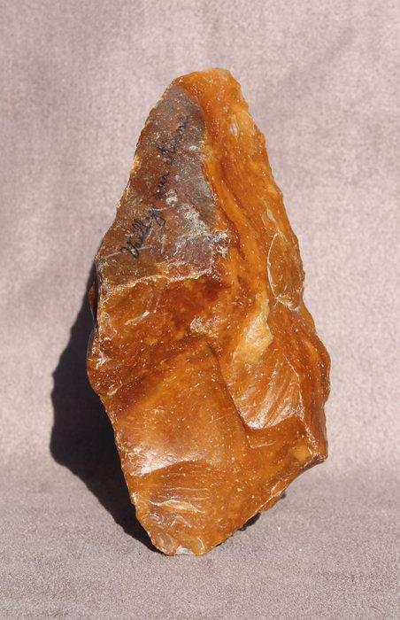 Paleolithisch Silex Bijl - 12.7 cm, Antiek en Kunst, Antiek | Overige Antiek