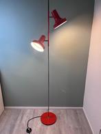 Lamp - Vintage Space age spot vloerlamp oranje/rood - Metaal, Antiek en Kunst, Kunst | Designobjecten
